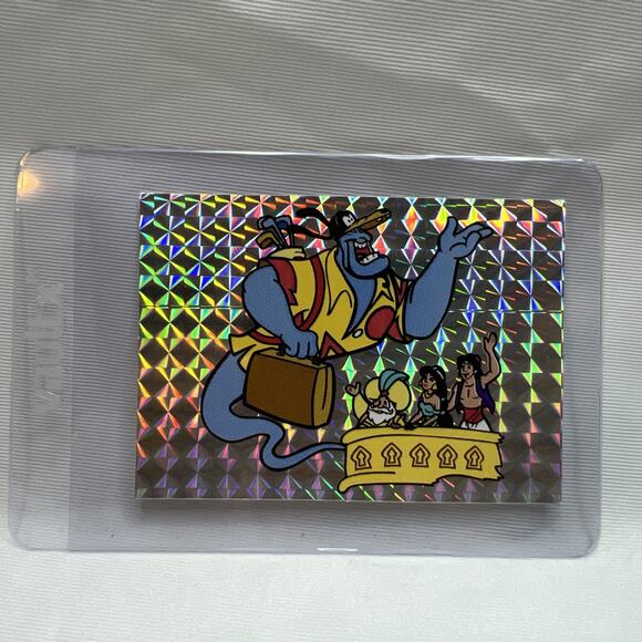 Disney Aladdin Jasmine Vending Machine Sticker Prism 1990's Vintage Rare - Picture 3 of 3